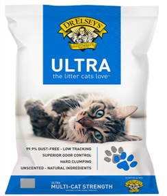 Cát vệ sinh Dr.ELSYES Precious Cat Ultra Unscented Bentonite Cat Litter - Không mùi - 8.16KG