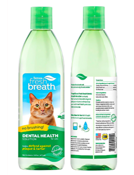Dung dịch chăm sóc răng miệng TropiClean Fresh Breath Dental Health for Cats 473ml