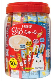 Treats Ciao Churu Tuna with Vitamin and Green Tea 700g - Hộp 50 gói